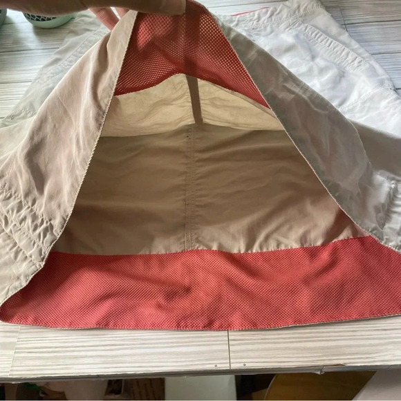 Llbean tan cargo athletic hiking skirt with pockets women’s size 10 - Picture 13 of 13
